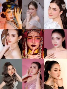 Layout training học viên do Yumi Makeup Academy thực hiện