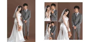 Album cưới được chụp trong studio do San Bridal thực hiện 