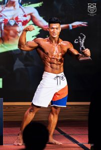 Vận động viên Dương Nhật Trường tại giải đấu