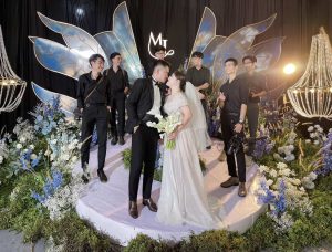 Sau 4 năm yêu nhau quả ngọt tình yêu của nữ makeup artist Minh Lý cùng chồng cũng có một cái kết viên mãn