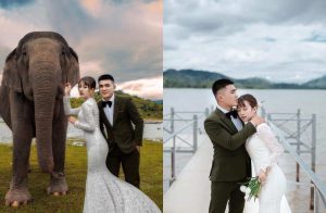 Buổi chụp hình ngoại cảnh của Tấn Art Wedding 