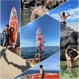 Huấn luyện viên Minh Việt cùng body săn chắc giữa lòng đại dương