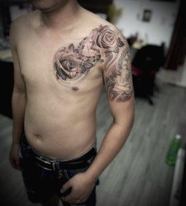 Nét mực xăm trở thành những hình ảnh độc đáo, thể hiện phong cách của Đông Phi Tattoo