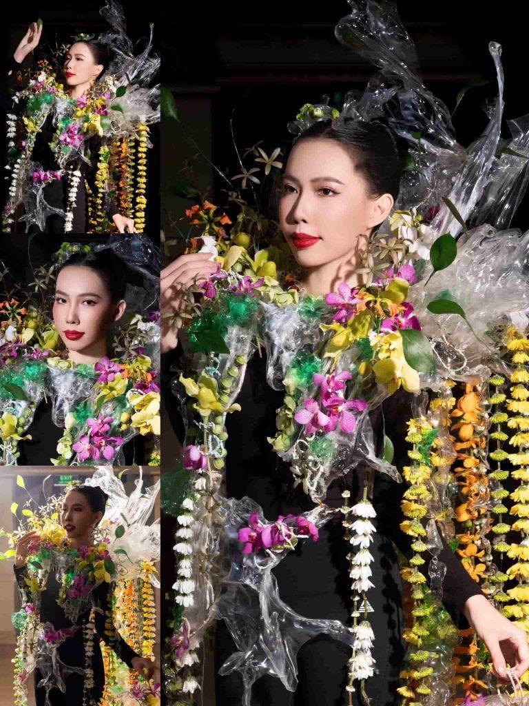 Cận cảnh thiết kế áo hoa shirt design đầy sáng tạo của Florist Hoàng Thái
