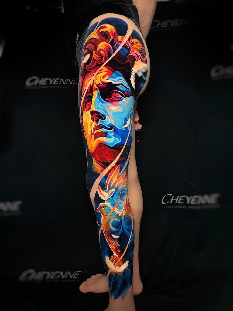 Một trong số những hình xăm nghệ thuật độc đáo của Tattoo Artist Hiếu Trung Nguyễn