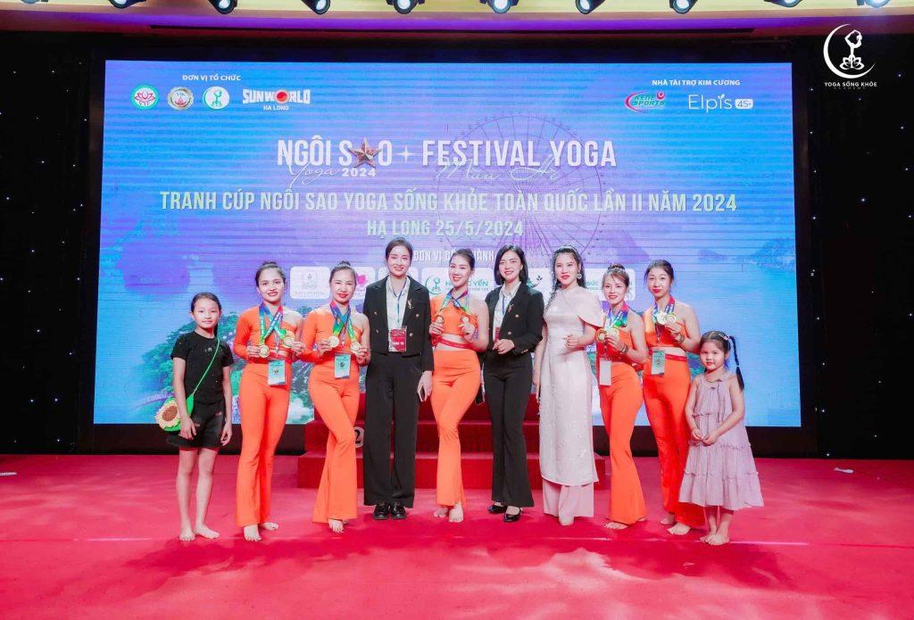 HLV Vũ Hải Bình Nguyên tại sự kiện Ngôi Sao Festival Yoga