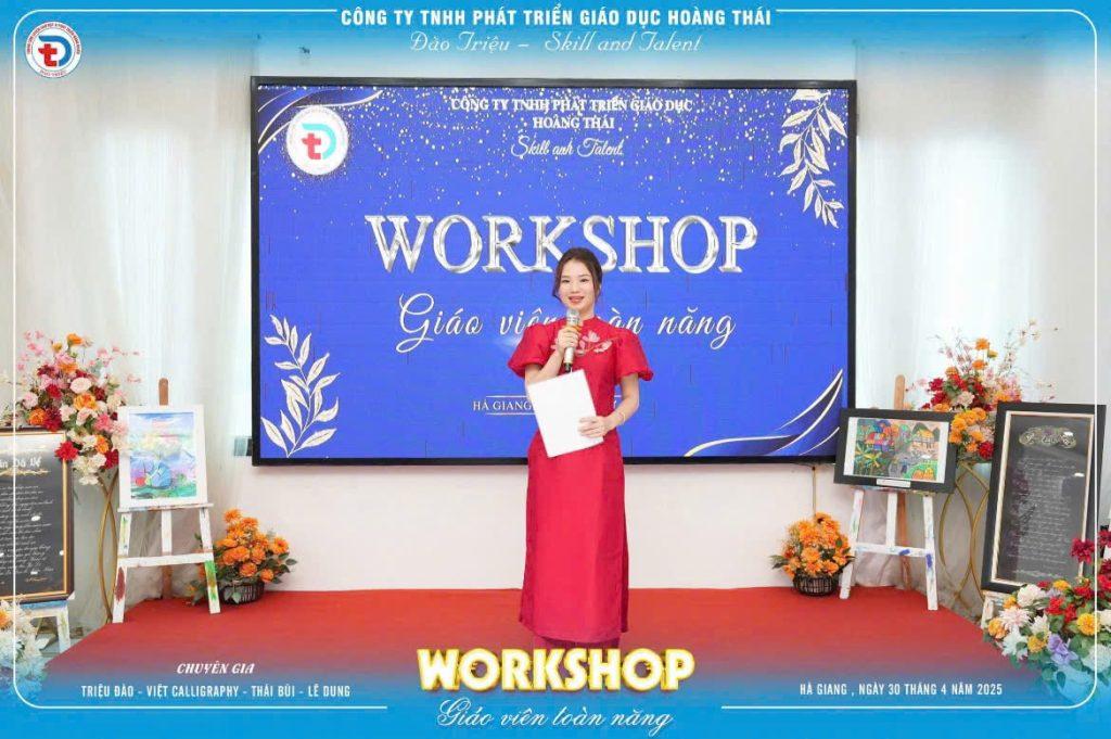 Cô giáo Triệu Đào - Người sáng lập Trung tâm Giáo dục Đào Triệu