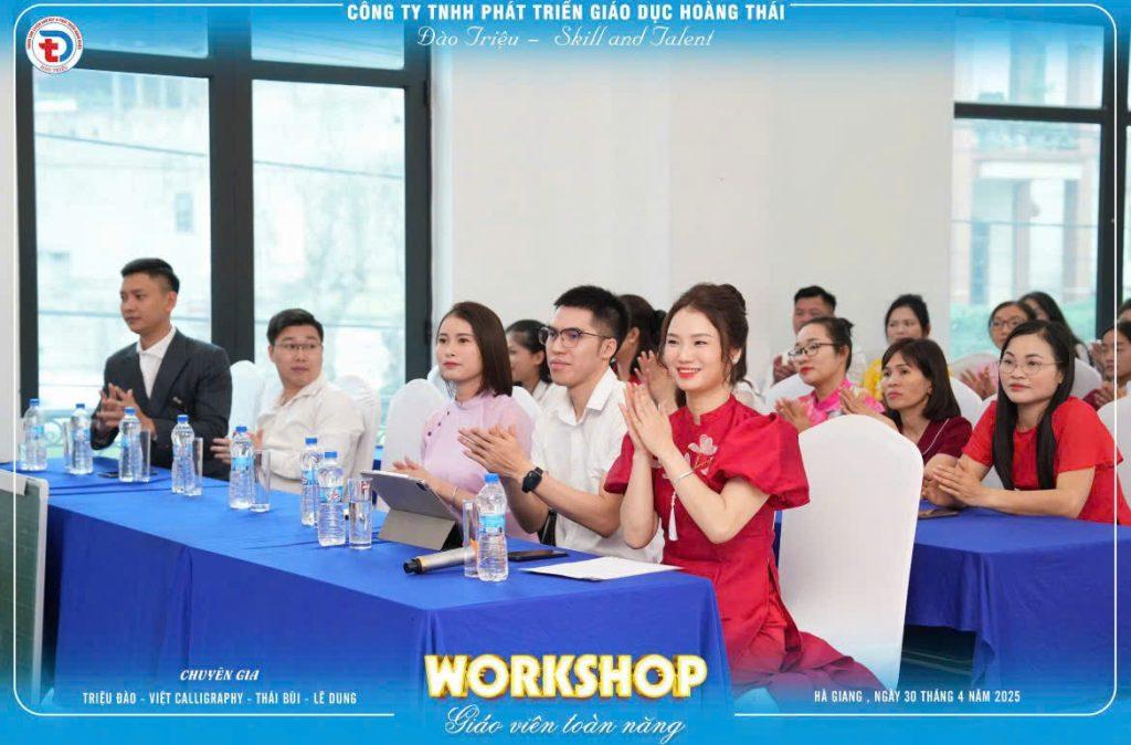 Cô giáo Triệu Đào - Trưởng ban tổ chức WORKSHOP “Giáo Viên Toàn Năng”