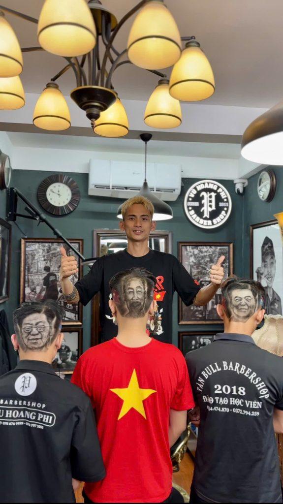 Tân Bull Barber và ba tác phẩm điêu khắc tóc nghệ thuật của anh trong hành trình Bắc - Nam