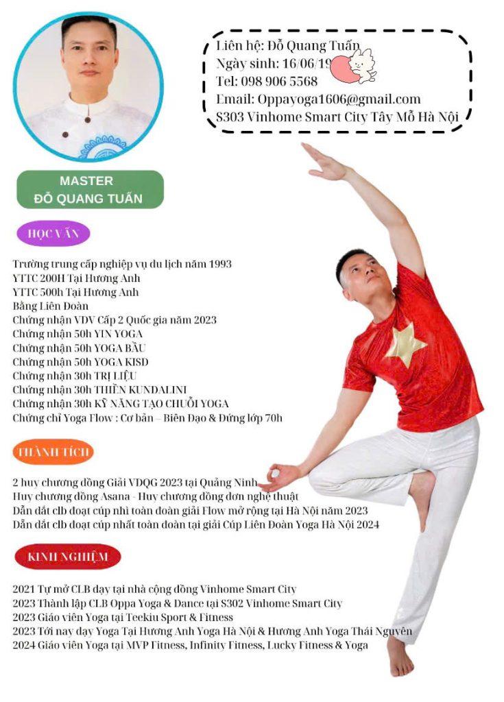 Master Quang Tuấn, hay còn được biết đến với tên gọi là Oppa Yoga