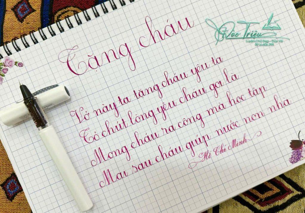 Luyện nét chữ - Rèn nết người cùng cô giáo Triệu Đào