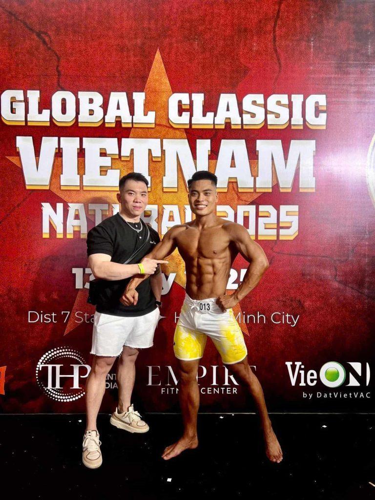 HLV Lê Minh Bền tham gia giải NPC Natural Việt Nam và xuất sắc đạt huy chương đồng hạng mục Men’s Bodybuilding True Novic