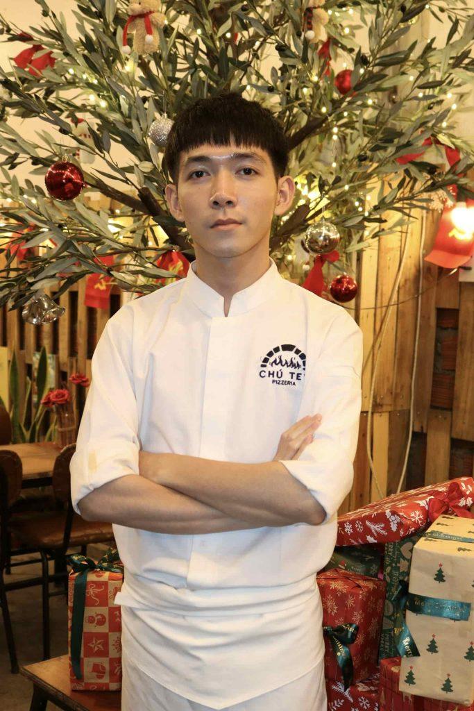 Đầu bếp Võ Đức Mạnh - bếp phó tại Chú Tey Pizzeria