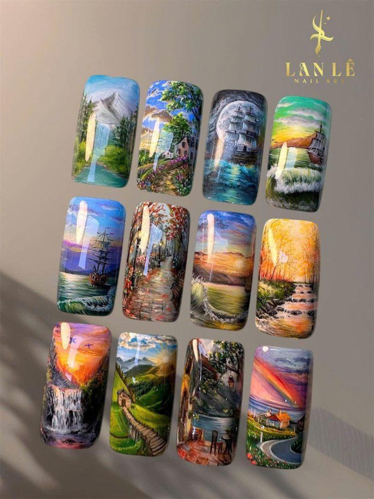Lan Lê Nail Art xây dựng hình ảnh Nail Art như một lĩnh vực sáng tạo mang chiều sâu nghệ thuật