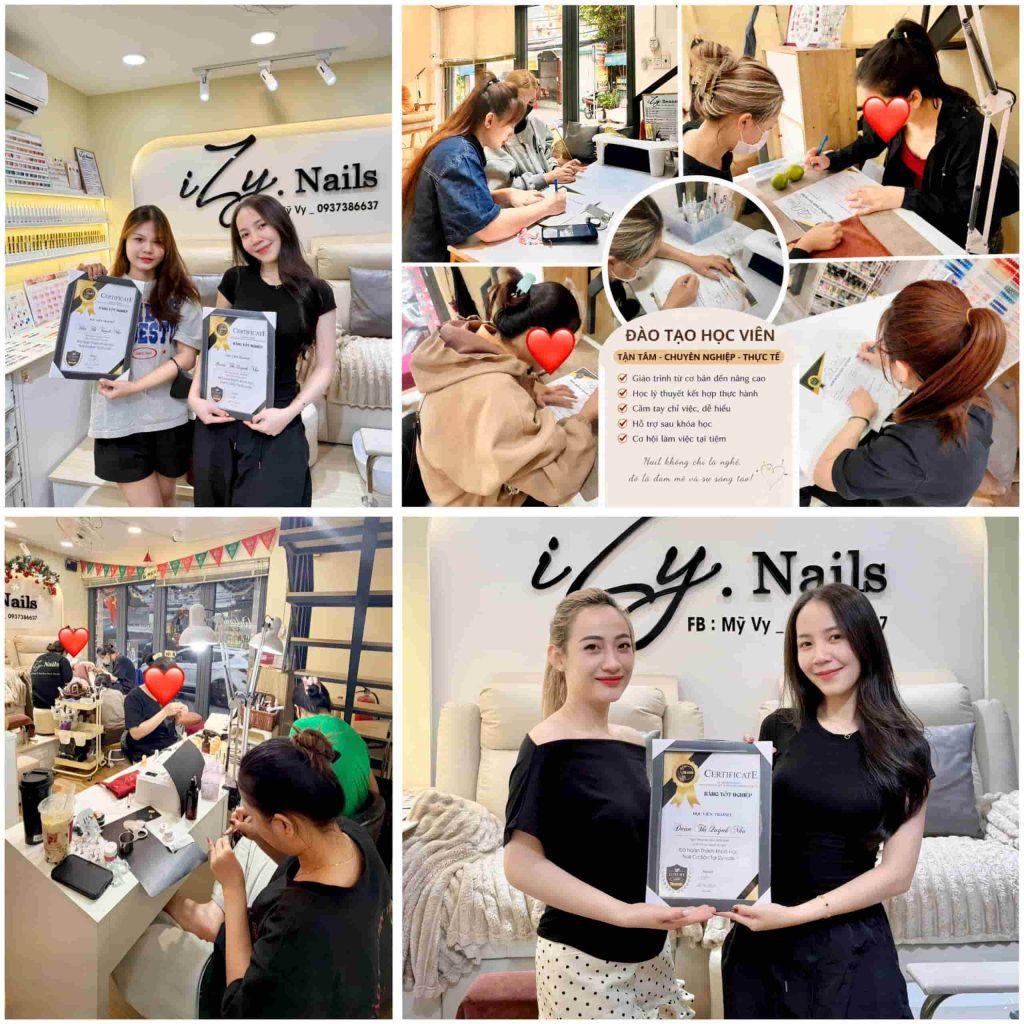 Hoạt động đào tạo nghề nail tại iZy.Nail với mô hình kết hợp lý thuyết và thực hành